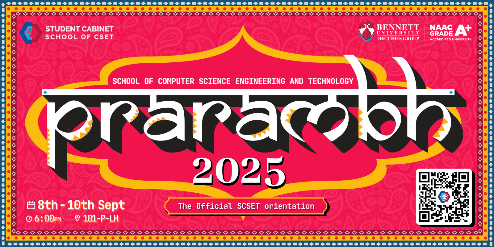 Prarambh Orientation Banner